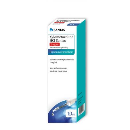 Xylometazoline HCI 1mg druppels