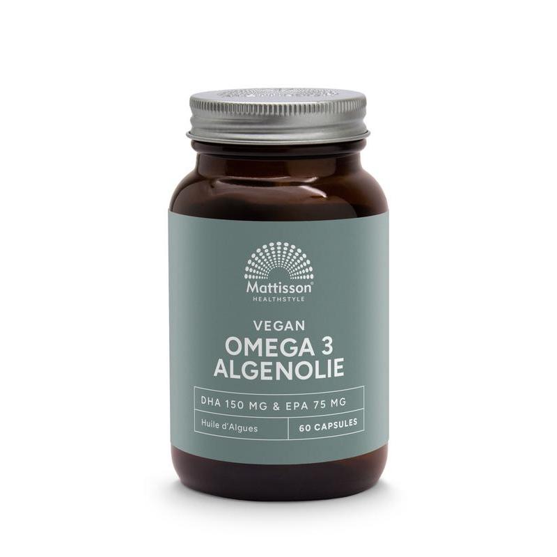 Vegan omega 3 algenolie DHA 150mg EPA 75mg
