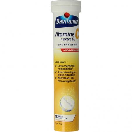 Vitamine C & D3 bruistabletten