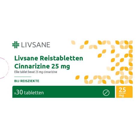 Reistabletten cinnarizine 25mg