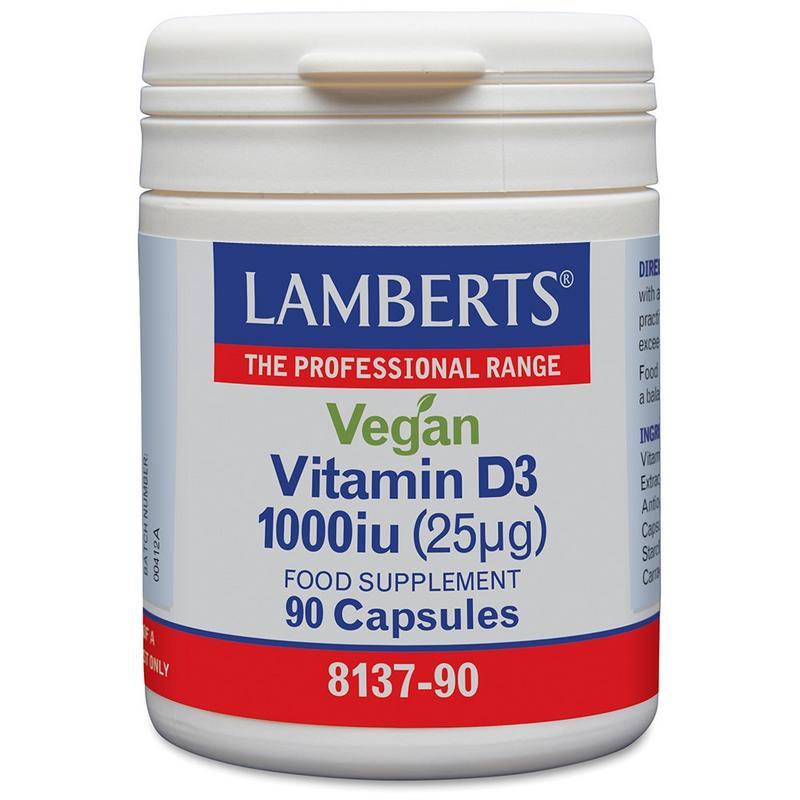 Vitamine D3 1000IE 25mcg vegan