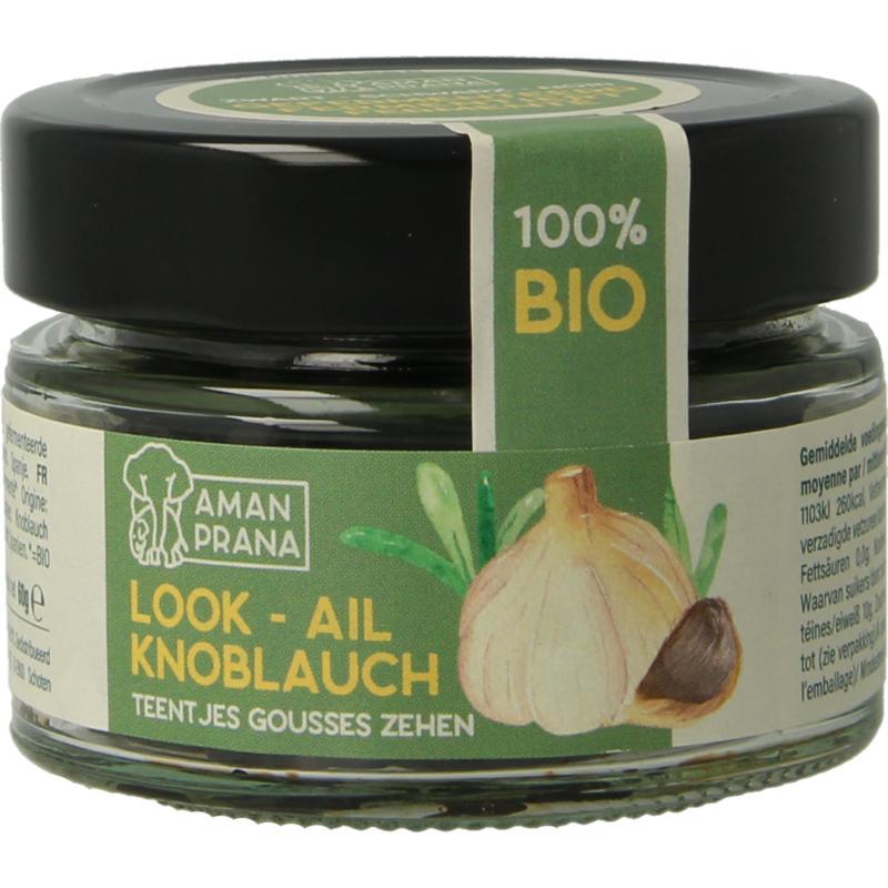 Zwarte knoflook teentje