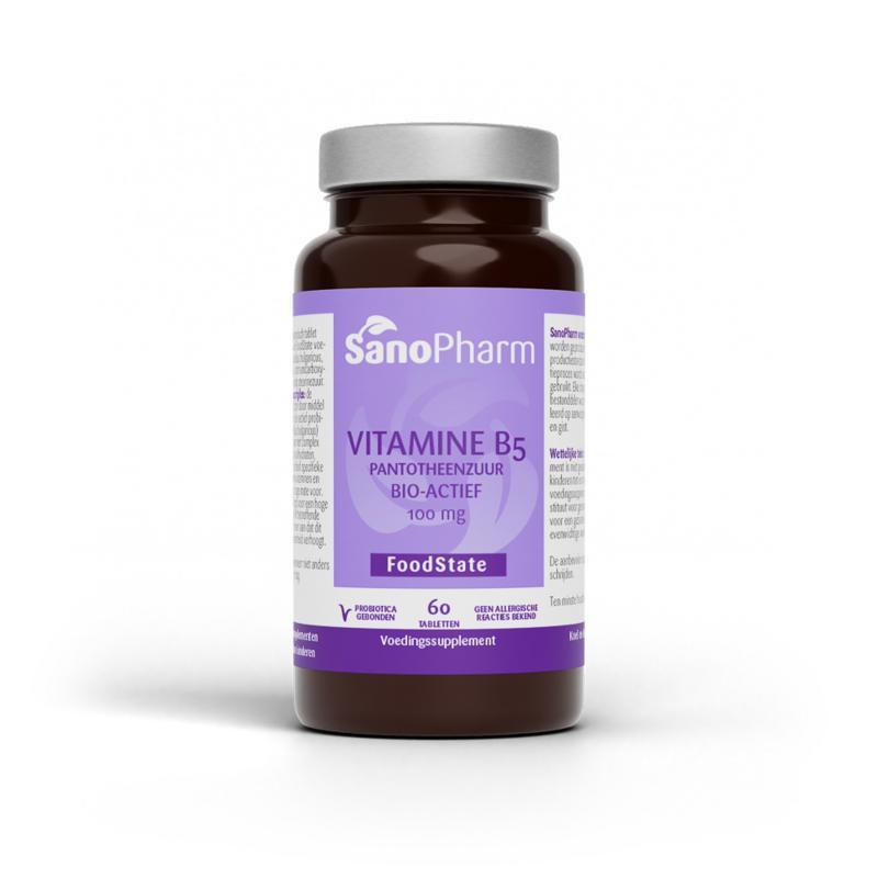 Vitamine B5 pantotheenzuur 100mg