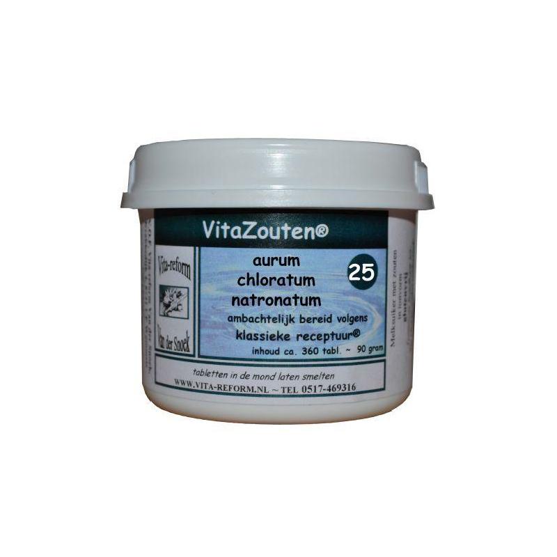 Aurum chlor. natronatum VitaZout nr. 25 Aurum chlor. natronatum VitaZout nr. 25