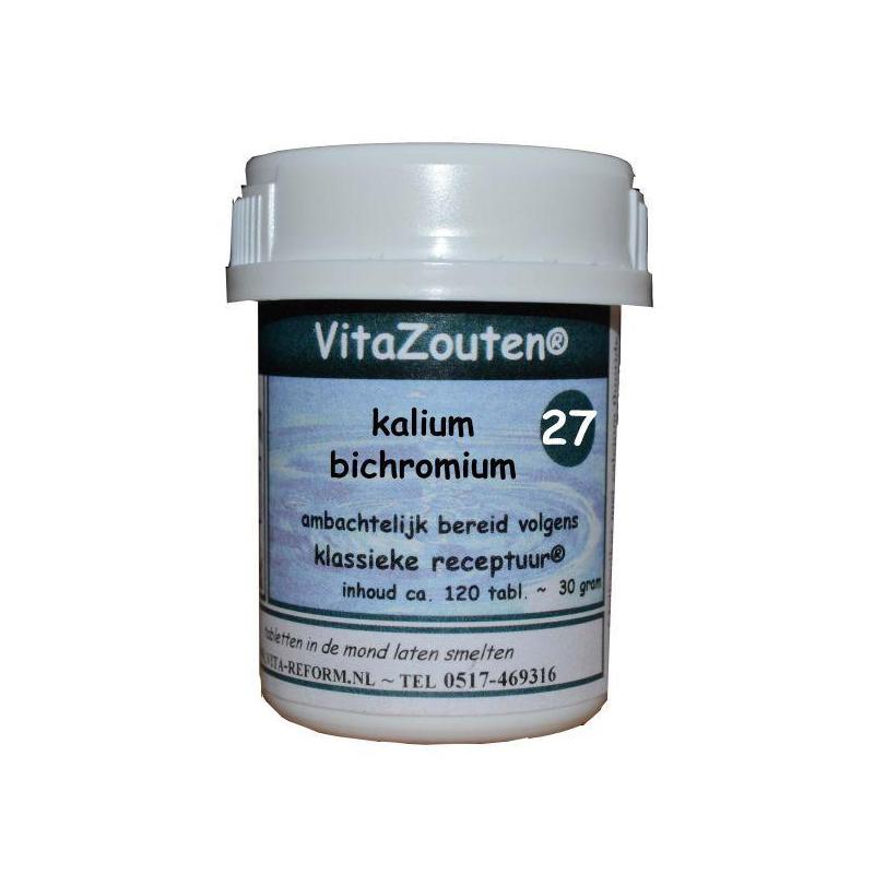Kalium bichromicum VitaZout nr. 27 Kalium bichromicum VitaZout nr. 27