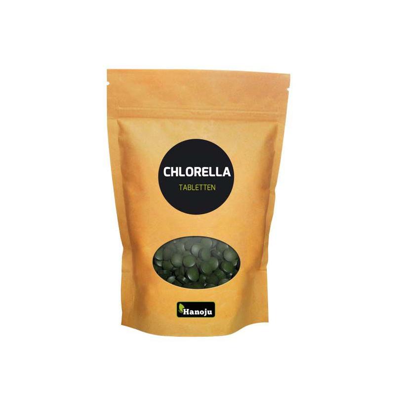 Chlorella tabletten papier zak
