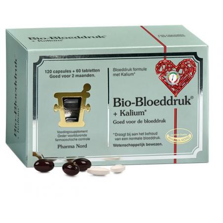 Bio bloeddruk & kalium 120 caps + 60 tabletten