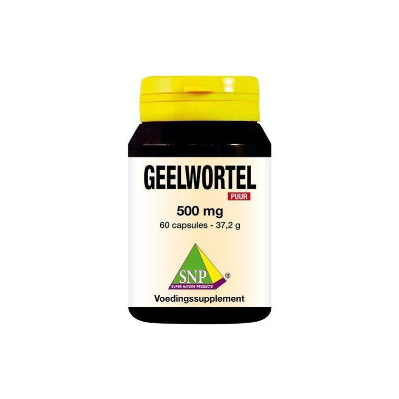 Geelwortel curcuma 500mg puur