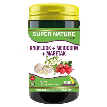 Knoflook-meidoorn-maretak 390 mg puur