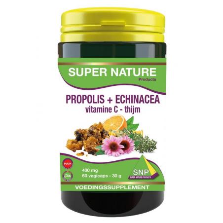 Propolis+echinacea - thijm- vitamine C 400mg puur