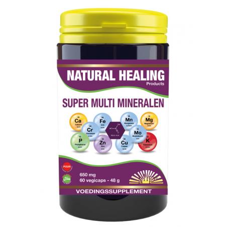 Super multi mineralen 650mg puur