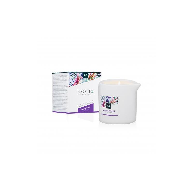 Massagekaars violet rose