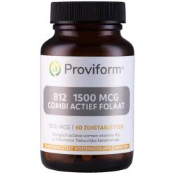 Vitamine B12 1500mcg combi actief folaat