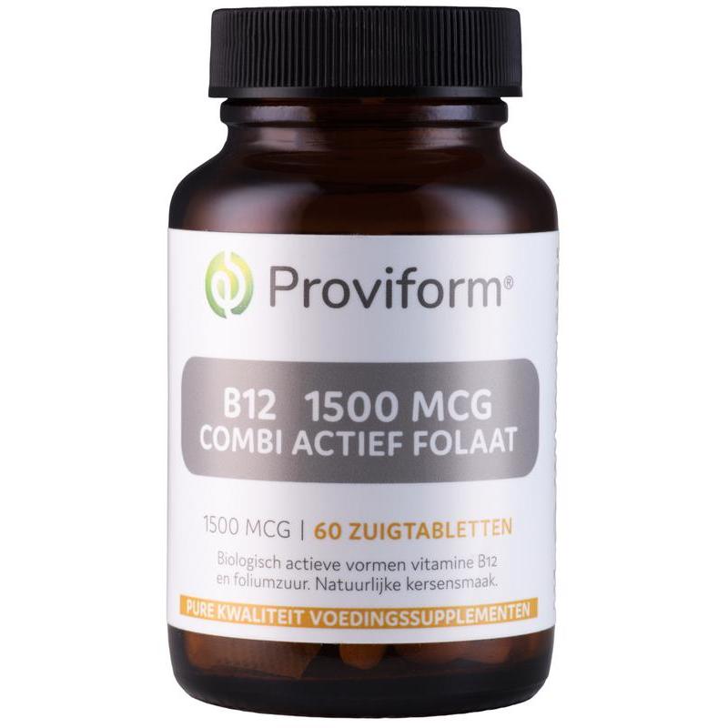 Vitamine B12 1500mcg combi actief folaat