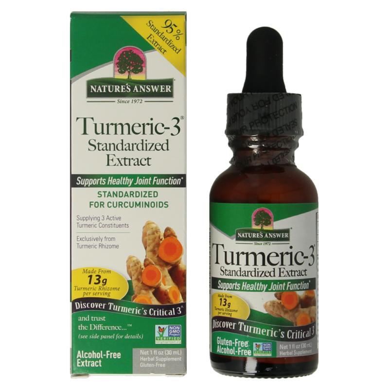 Turmeric-3 Curcuma extract alcoholvrij