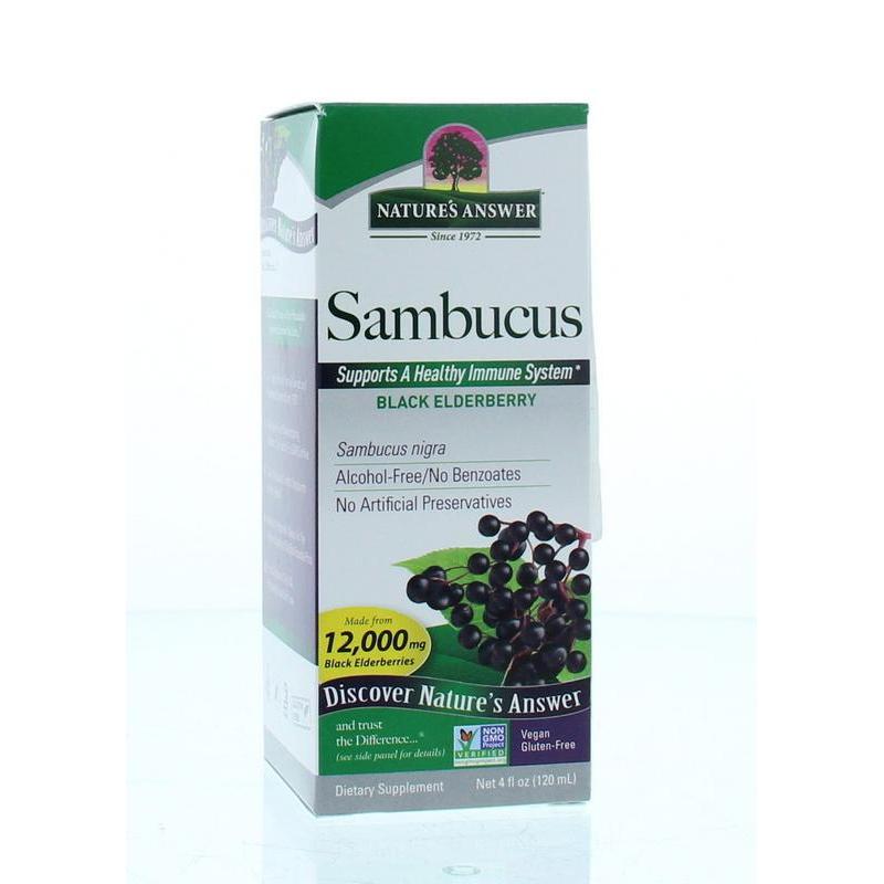 Sambucus vlierbessen extract alcoholvrij
