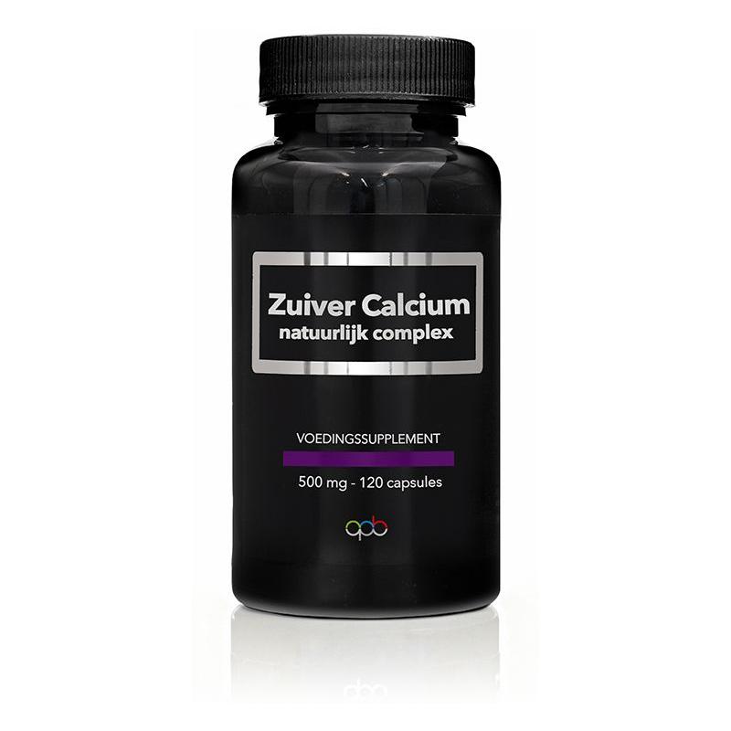 Zuiver calcium natuurlijk complex 550mg