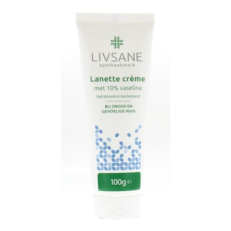 Lanettecreme met 10% vaseline in tube