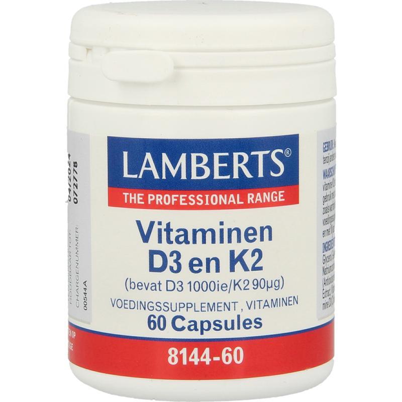 Vitamine D3 1000IE en K2 90mcg