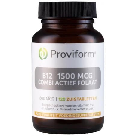Vitamine B12 1500mcg combi actief folaat