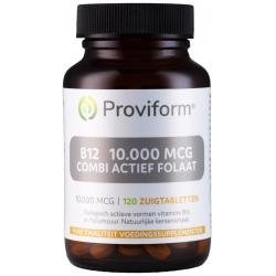 Vitamine B12 10.000mcg combi actief folaat