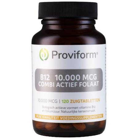 Vitamine B12 10.000mcg combi actief folaat
