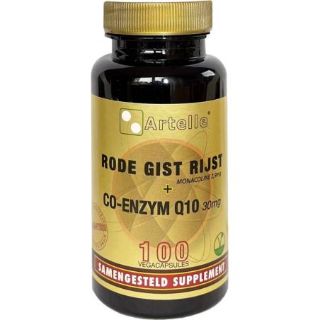Rode gist rijst 100mg Q10 30mg