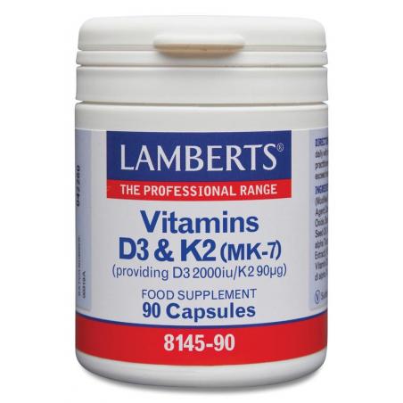Vitamine D3 2000IE en K2 90mcg