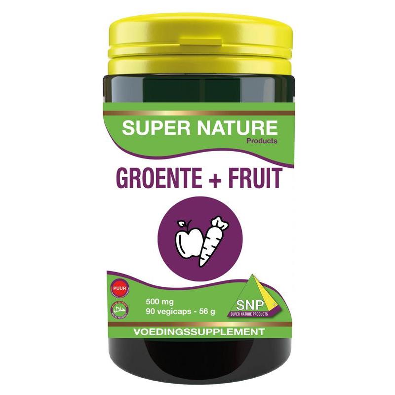 Groente & fruit 500mg puur