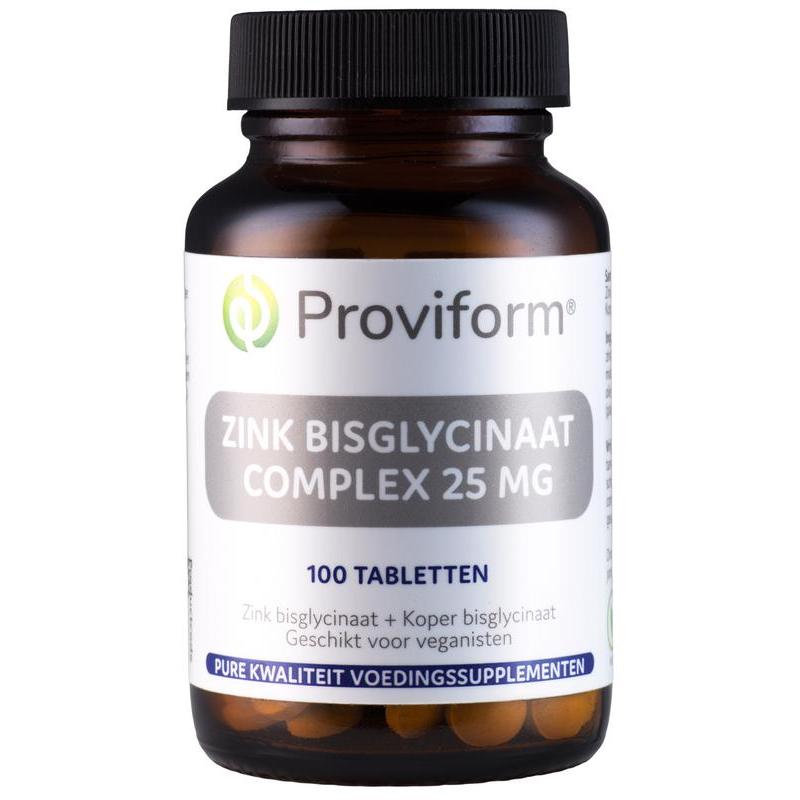 Zink bisglycinaat 25mg complex