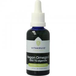 Vegan Omega 3 algenolie 1250 tryglyceriden 500 DHA