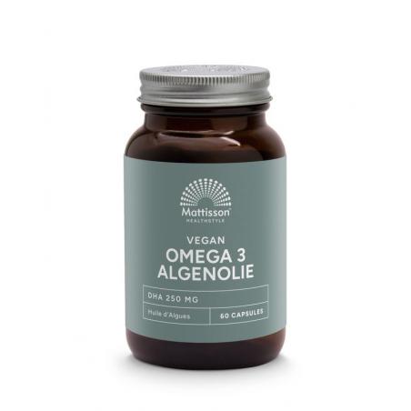 Vegan omega-3 algenolie DHA 260mg