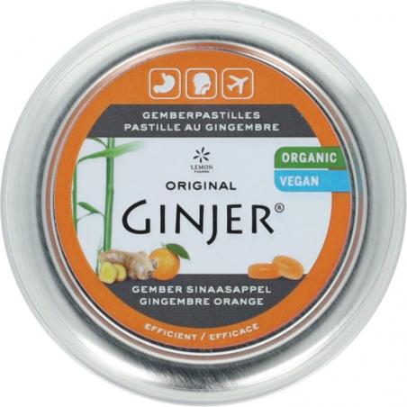 Ginjer original gember pastilles sinaasappel bio