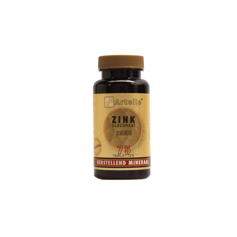 Zink gluconaat 25mg
