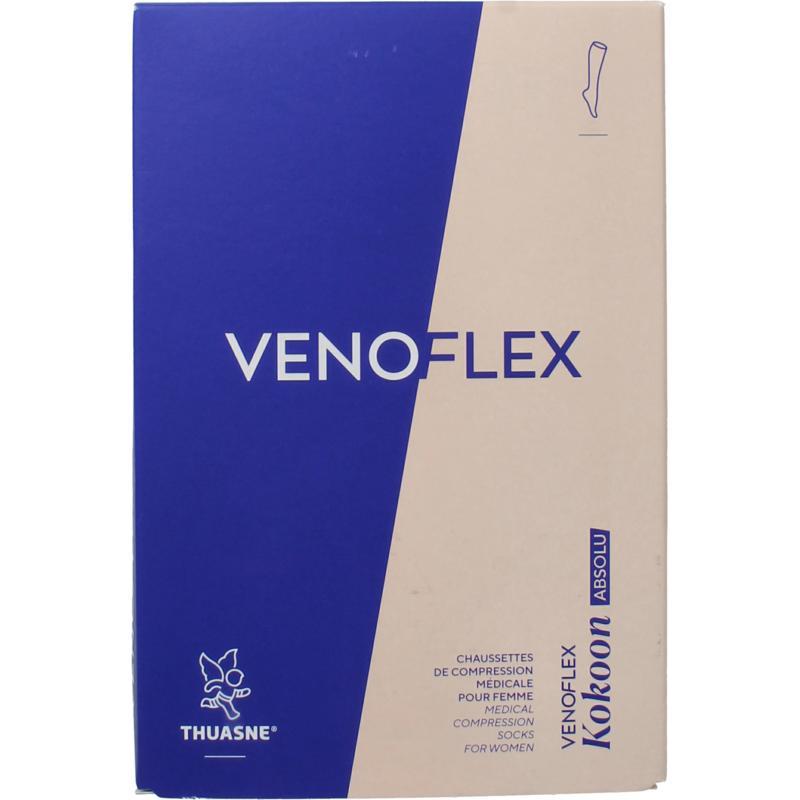 Venoflex kokoon absolu kniekous dames zwart maat 2