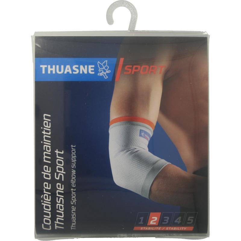Steunbrace elleboog lichtgrijs maat XL