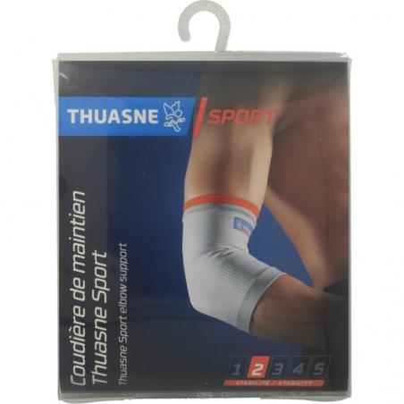 Steunbrace elleboog lichtgrijs maat XL