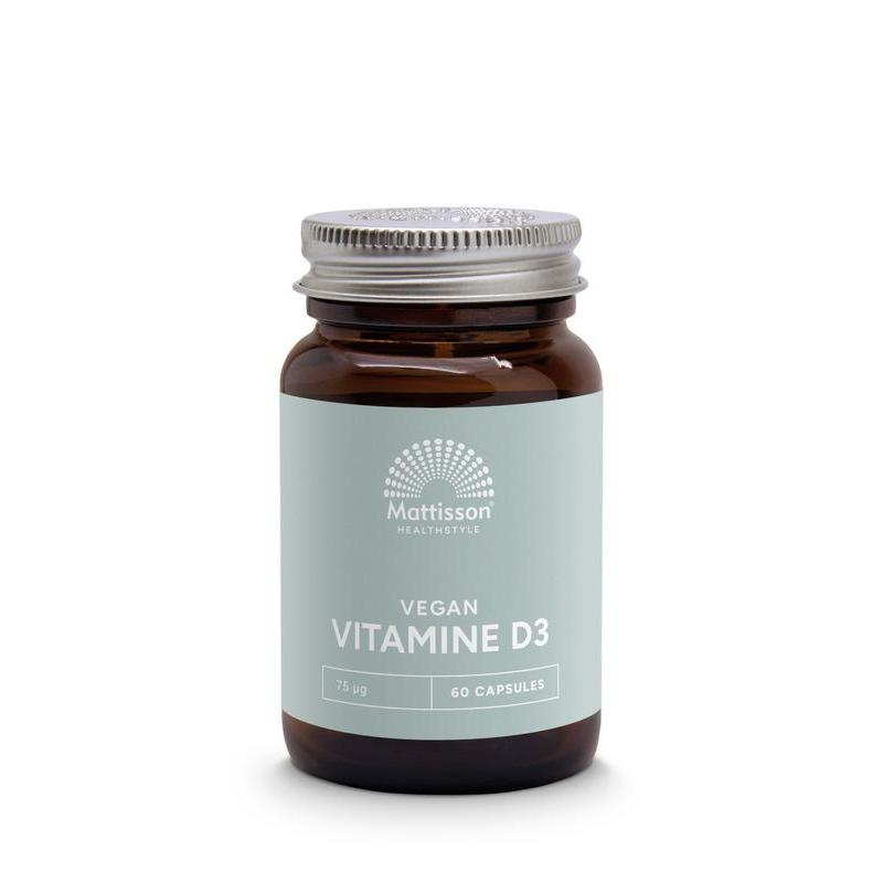 Vegan vitamine D3 75mcg
