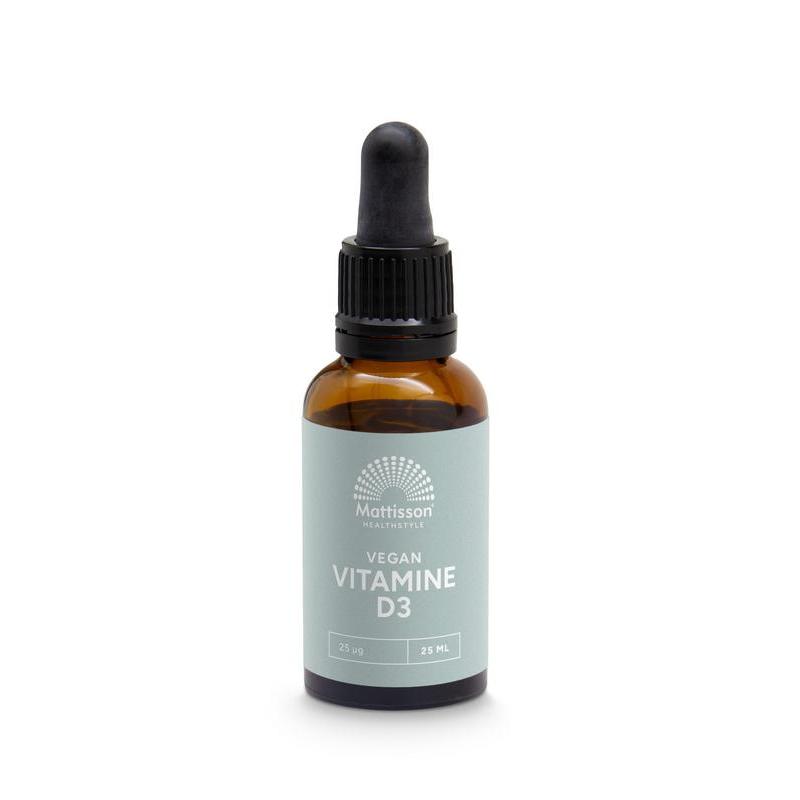 Vitamine D3 25mcg vegan druppels