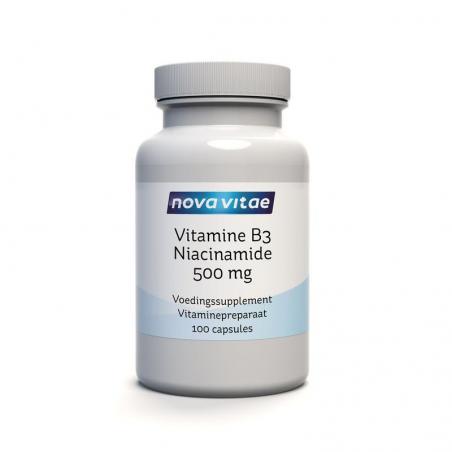 Vitamine B3 niacinamide 500mg