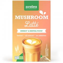 Instant mushroom latte 6x10g bio