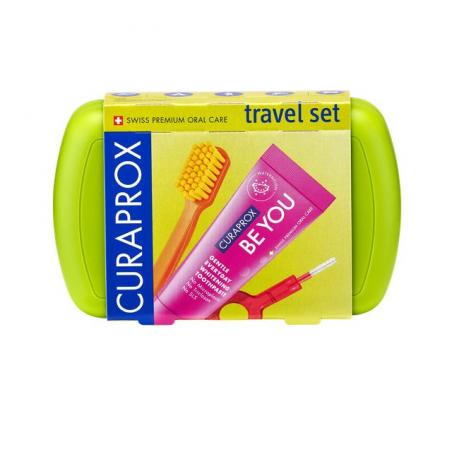 Mondverzorging reisset groen