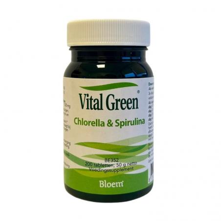 Chlorella & spirulina vital green