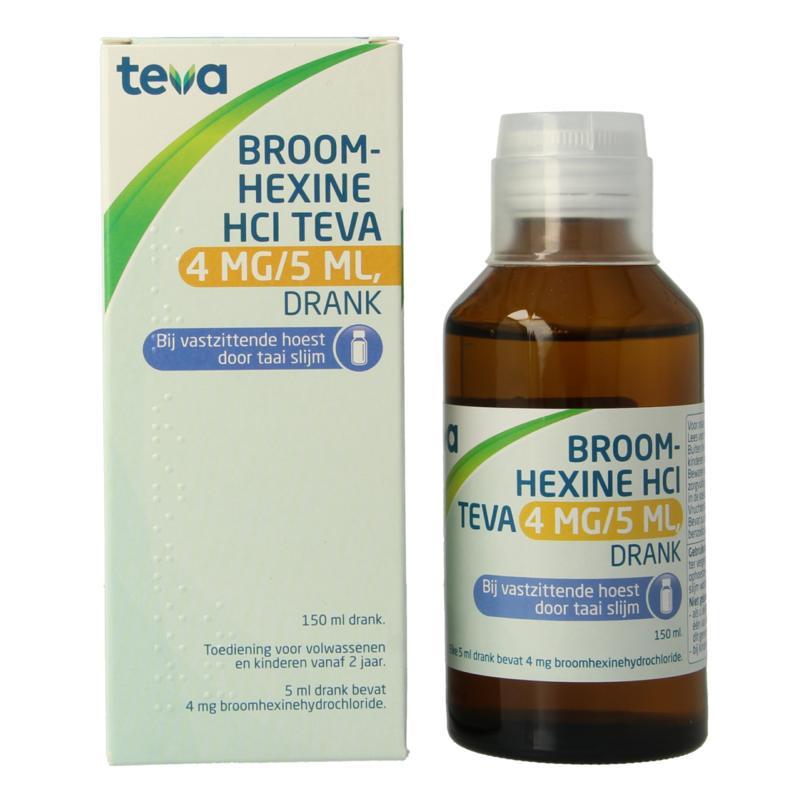 Broomhexine HCL 4mg/ml  0.8 mg