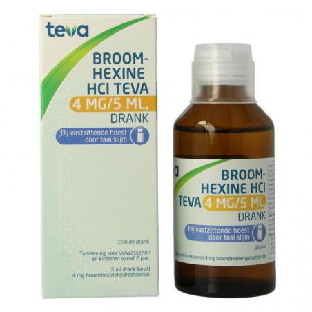 Broomhexine HCL 4mg/ml  0.8 mg