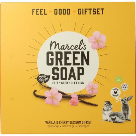 Marcel's GR Soap Giftset vanille & kersenbloesem