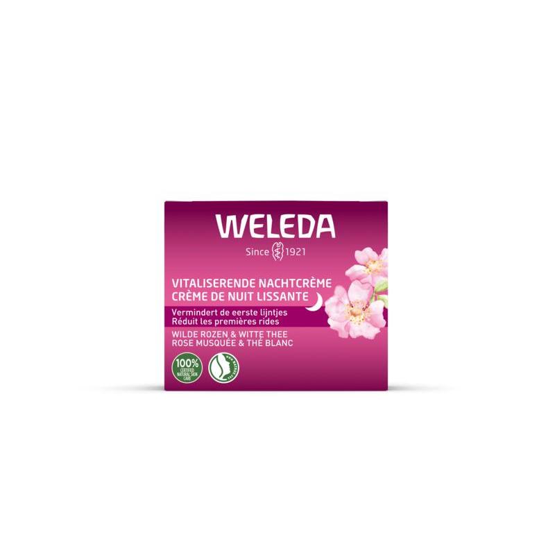 Weleda Wilde rozen & witte thee nachtcreme Weleda Wilde rozen & witte thee nachtcreme