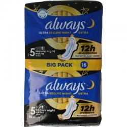 Always Maandverband night ultra secure