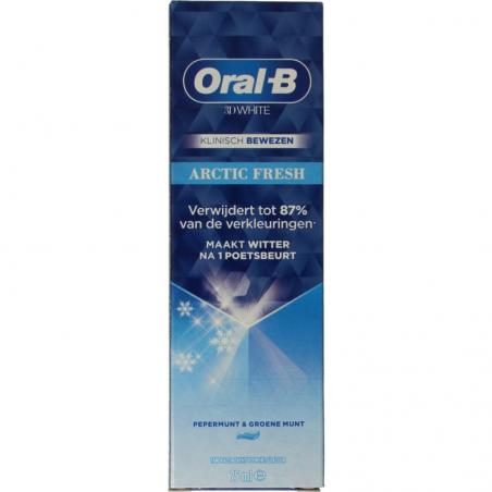 Oral B Tandpasta 3D white arctic fresh