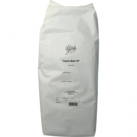 Geels Ceylon blad op